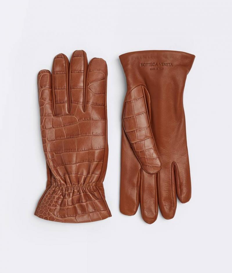 Bottega Veneta Leder Handschuhe in Schwarz für Herren Herren Accessoires Handschuhe 